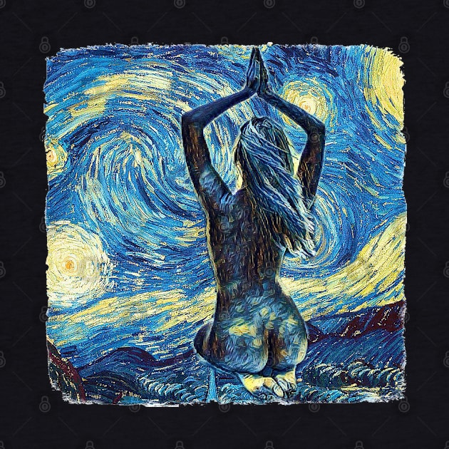 Yoga Van Gogh Style by todos